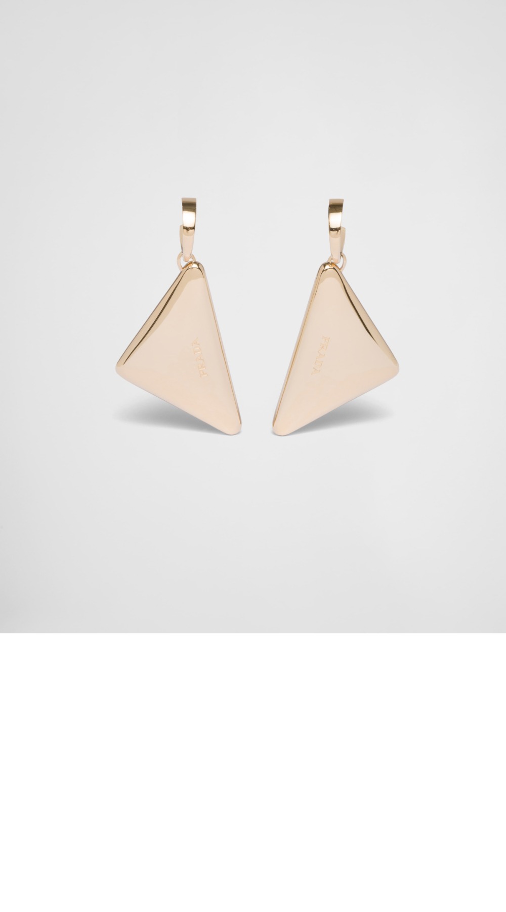 미러급레플리카사이트 | 명품레플리카 전문 쇼핑몰  | 퍼스트원 - 이터널 골드 중형 드롭 귀걸이 1JO938 > 프라다