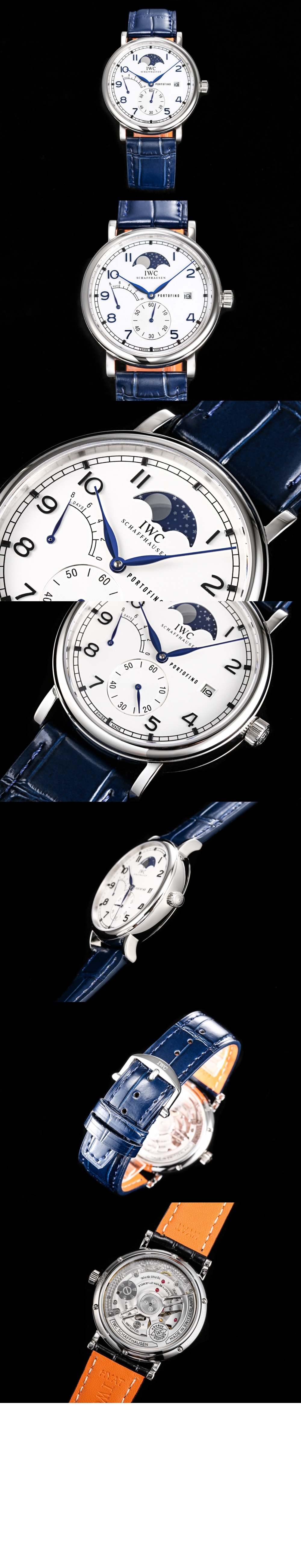 미러급레플리카사이트 | 명품레플리카 전문 쇼핑몰  | 퍼스트원 - 포르토피노 핸드 와인드 문 페이즈 45 IW516409 > 아 IWC