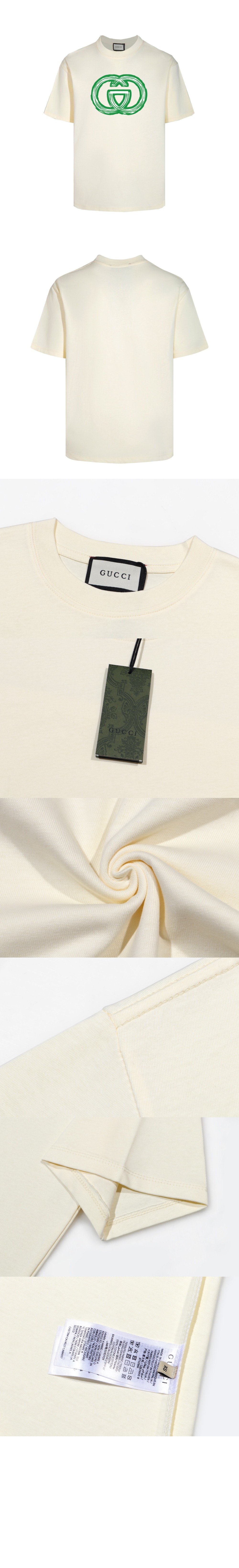 미러급레플리카사이트 | 명품레플리카 전문 쇼핑몰  | 퍼스트원 - 로고 프린트 반팔 > 구찌