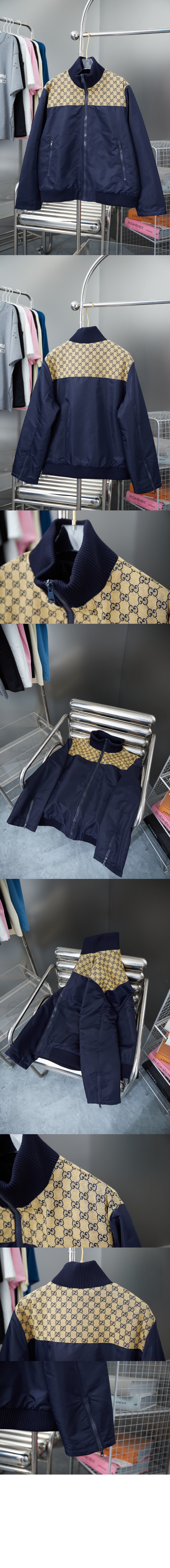 미러급레플리카사이트 | 명품레플리카 전문 쇼핑몰  | 퍼스트원 - 로고 프린트 재킷 > 구찌