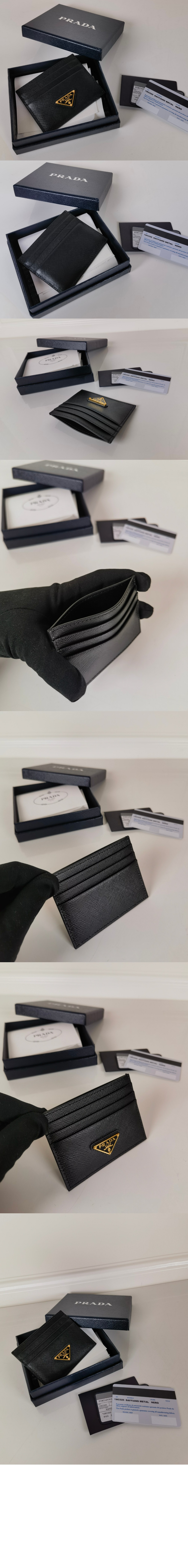 미러급레플리카사이트 | 명품레플리카 전문 쇼핑몰  | 퍼스트원 - 사피아노 트라이앵글 로고 카드 지갑 1MC025 > 프라다