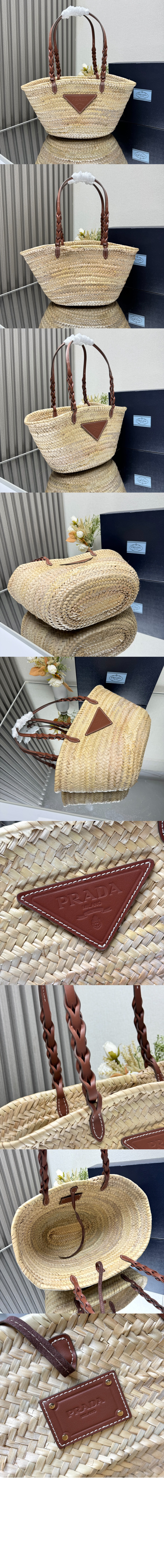 미러급레플리카사이트 | 명품레플리카 전문 쇼핑몰  | 퍼스트원 - 트리밍 천연 패브릭 토트백 1BG314 > 프라다