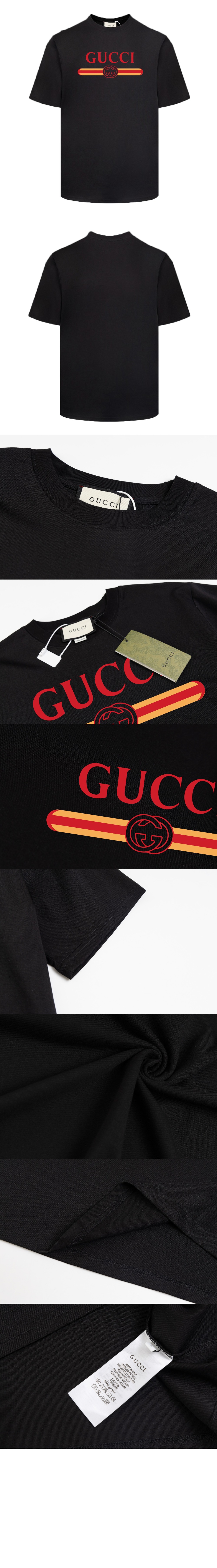 미러급레플리카사이트 | 명품레플리카 전문 쇼핑몰  | 퍼스트원 - 로고 프린트 반팔 > 구찌