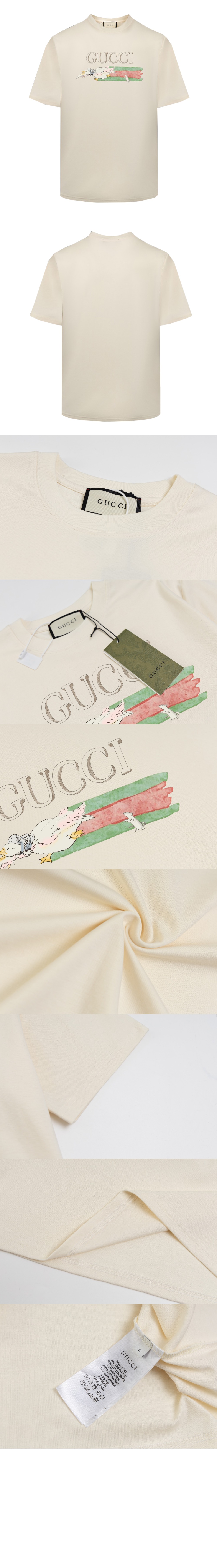 미러급레플리카사이트 | 명품레플리카 전문 쇼핑몰  | 퍼스트원 - 로고 프린트 반팔 > 구찌