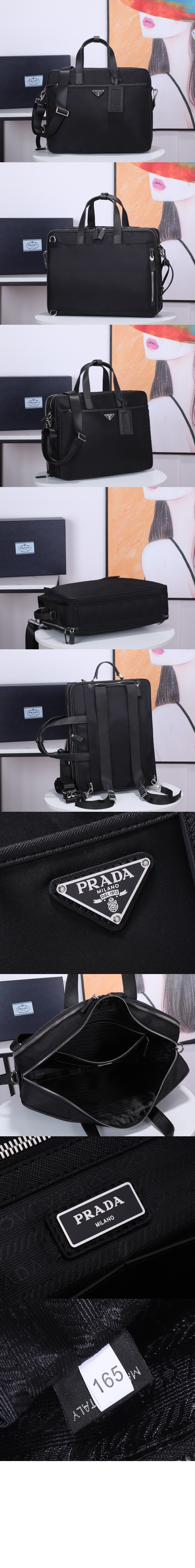 미러급레플리카사이트 | 명품레플리카 전문 쇼핑몰  | 퍼스트원 - 리나일론 및 사피아노 가죽 브리프케이스 2VE015 > 프라다