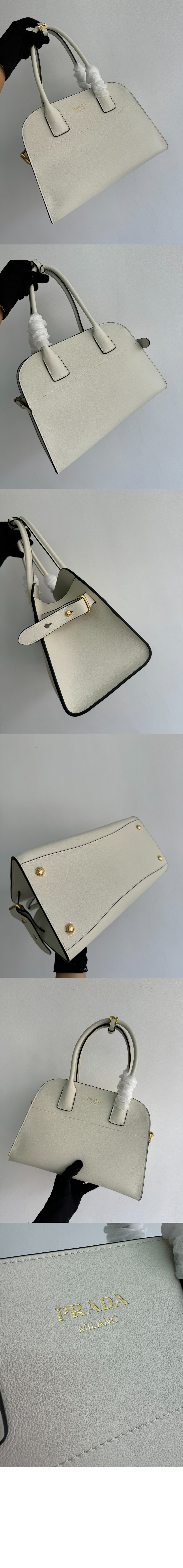 미러급레플리카사이트 | 명품레플리카 전문 쇼핑몰  | 퍼스트원 - 미디엄 가죽 토트백 1BG538 > 프라다