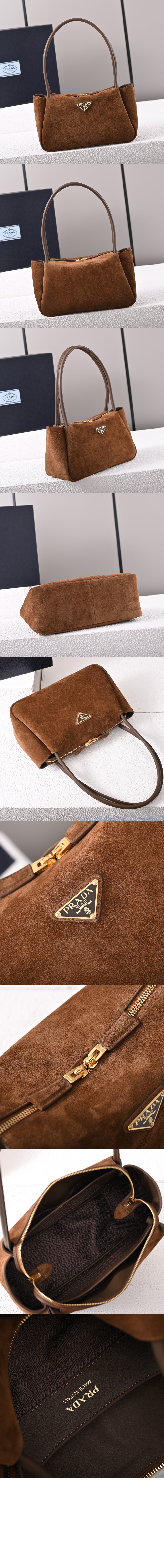 미러급레플리카사이트 | 명품레플리카 전문 쇼핑몰  | 퍼스트원 - 미디엄 스웨이드 숄더백 1BA444 > 프라다