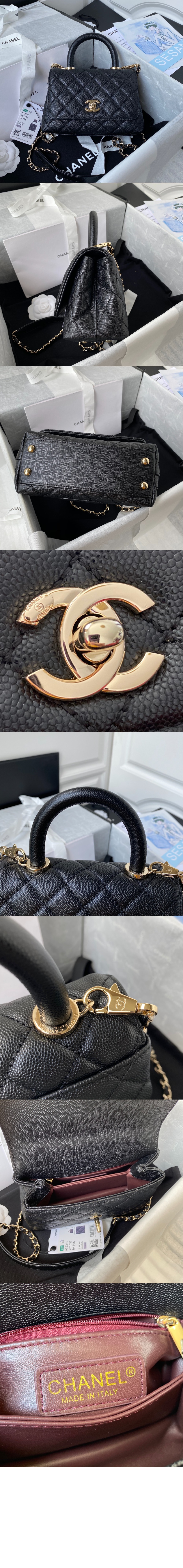 미러급레플리카사이트 | 명품레플리카 전문 쇼핑몰  | 퍼스트원 - 핸들 장식의 미니 플랩백 AS2215 > 샤넬