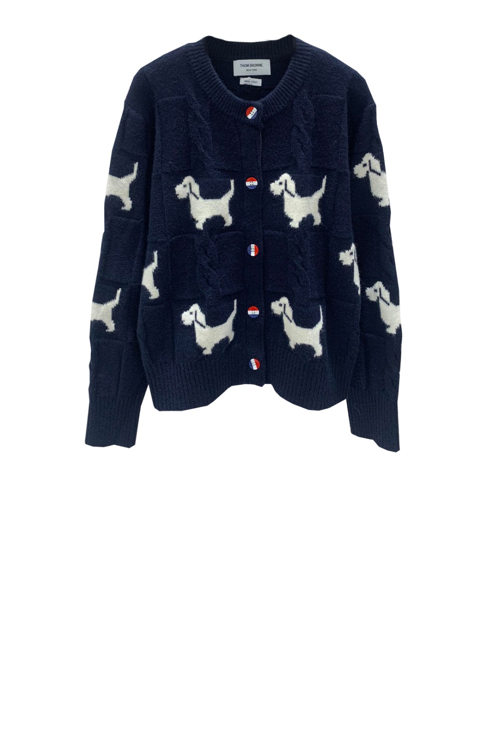 미러급레플리카사이트 | 명품레플리카 전문 쇼핑몰  | 퍼스트원 - 로고 니트 코트 > 톰브라운