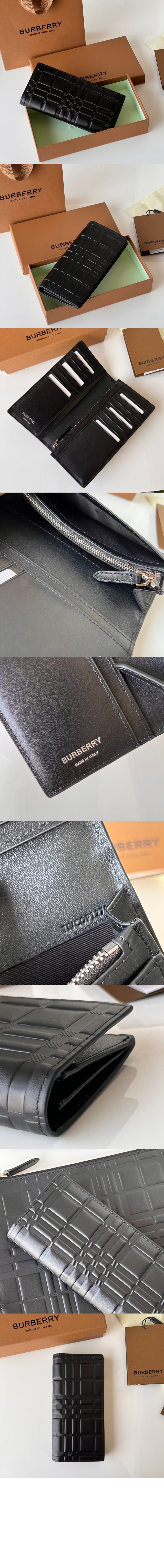 미러급레플리카사이트 | 명품레플리카 전문 쇼핑몰  | 퍼스트원 - 체크 엠보 가죽 장지갑 80548501 > 버버리