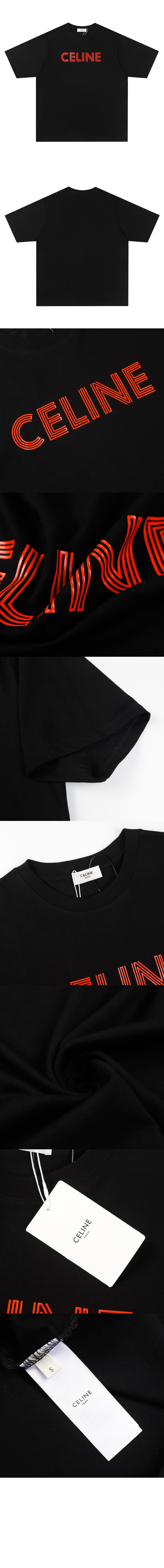 미러급레플리카사이트 | 명품레플리카 전문 쇼핑몰  | 퍼스트원 - 로고 코튼 반팔 티셔츠 > 셀린느