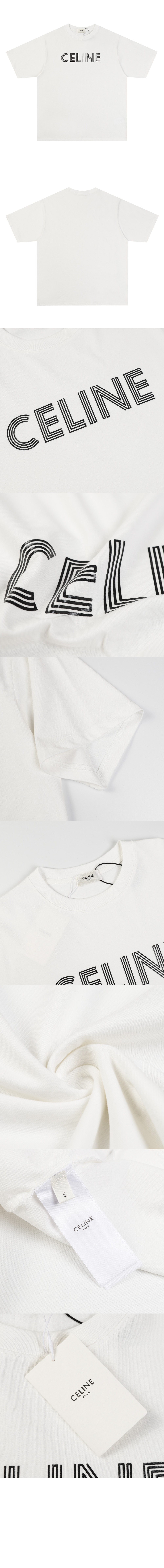 미러급레플리카사이트 | 명품레플리카 전문 쇼핑몰  | 퍼스트원 - 로고 코튼 반팔 티셔츠 > 셀린느