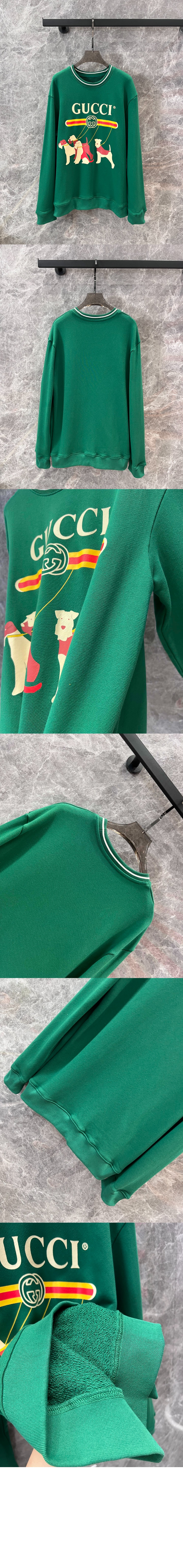 미러급레플리카사이트 | 명품레플리카 전문 쇼핑몰  | 퍼스트원 - 코튼 스웨트셔츠 저지 > 구찌