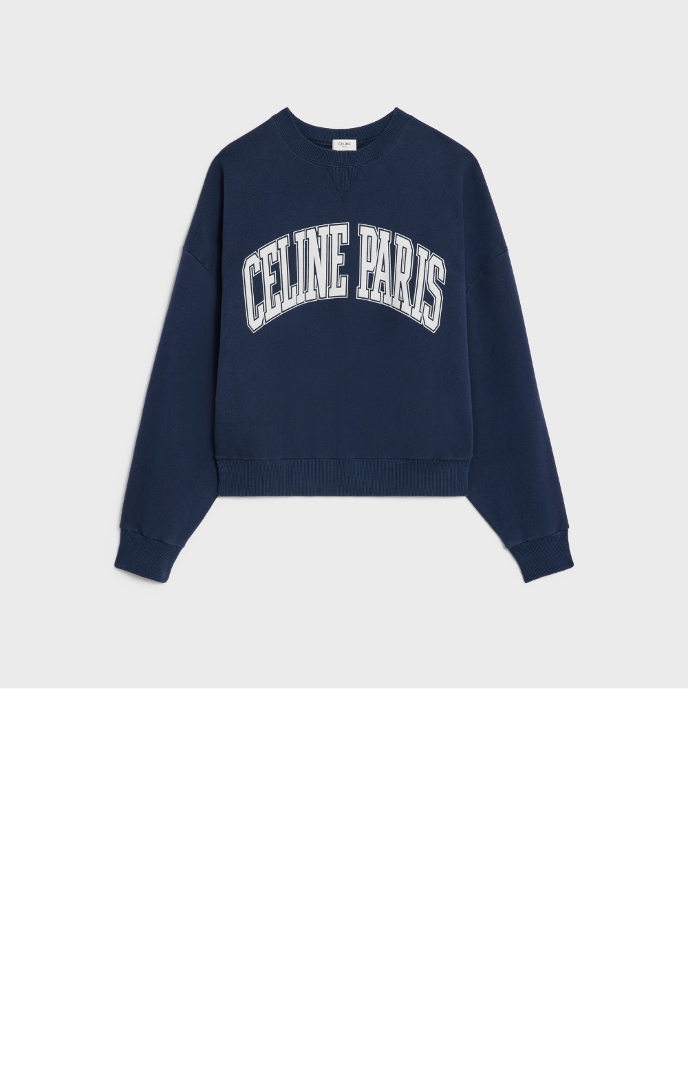 미러급레플리카사이트 | 명품레플리카 전문 쇼핑몰  | 퍼스트원 - 오버사이즈 스웨트셔츠 코튼 플리스 > 셀린느