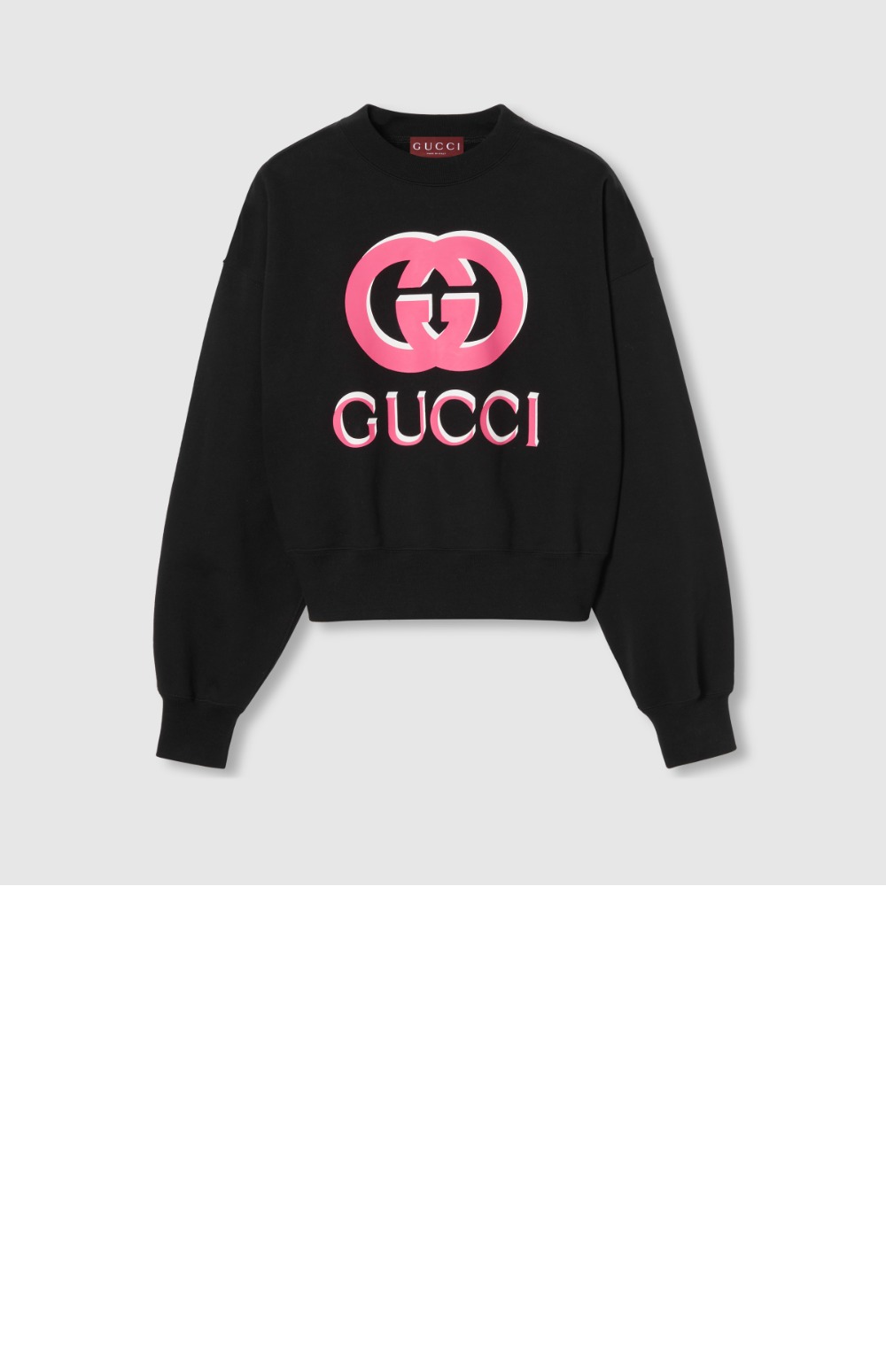 미러급레플리카사이트 | 명품레플리카 전문 쇼핑몰  | 퍼스트원 - 코튼 저지 프린트 스웨트셔츠 > 구찌