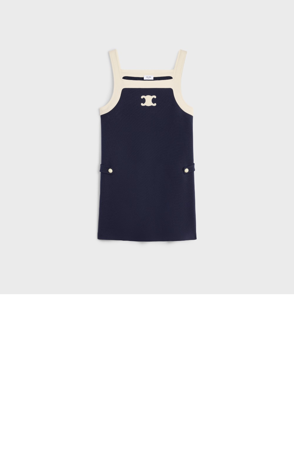 미러급레플리카사이트 | 명품레플리카 전문 쇼핑몰  | 퍼스트원 - 울 저지 미니 드레스 > 셀린느