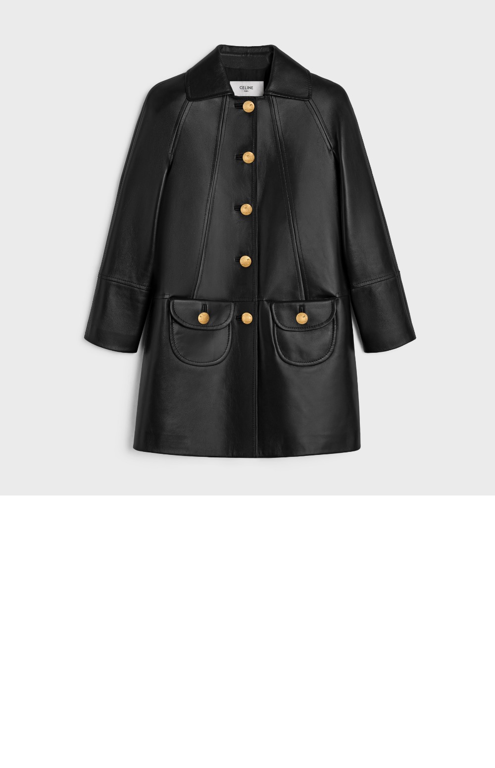 미러급레플리카사이트 | 명품레플리카 전문 쇼핑몰  | 퍼스트원 - 클로딘 칼라 코트 소프트 램스킨 > 셀린느