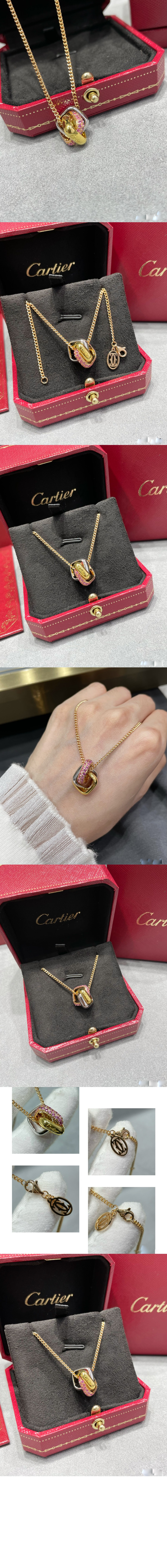 미러급레플리카사이트 | 명품레플리카 전문 쇼핑몰  | 퍼스트원 - 트리니티 쿠션 네크리스 B7224992 > 까르띠에