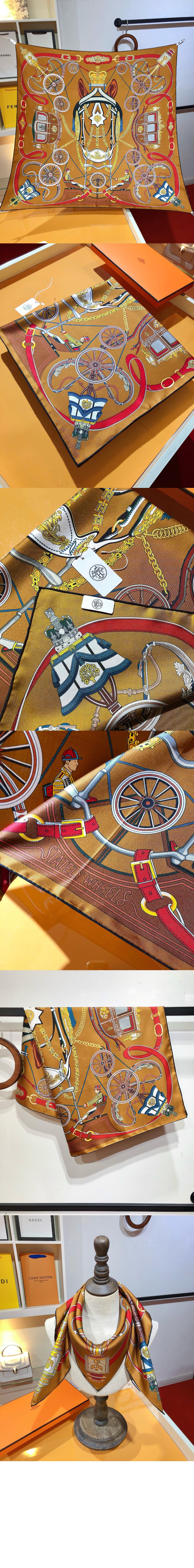 미러급레플리카사이트 | 명품레플리카 전문 쇼핑몰  | 퍼스트원 - Stately Wheels 스카프 90 > 에르메스