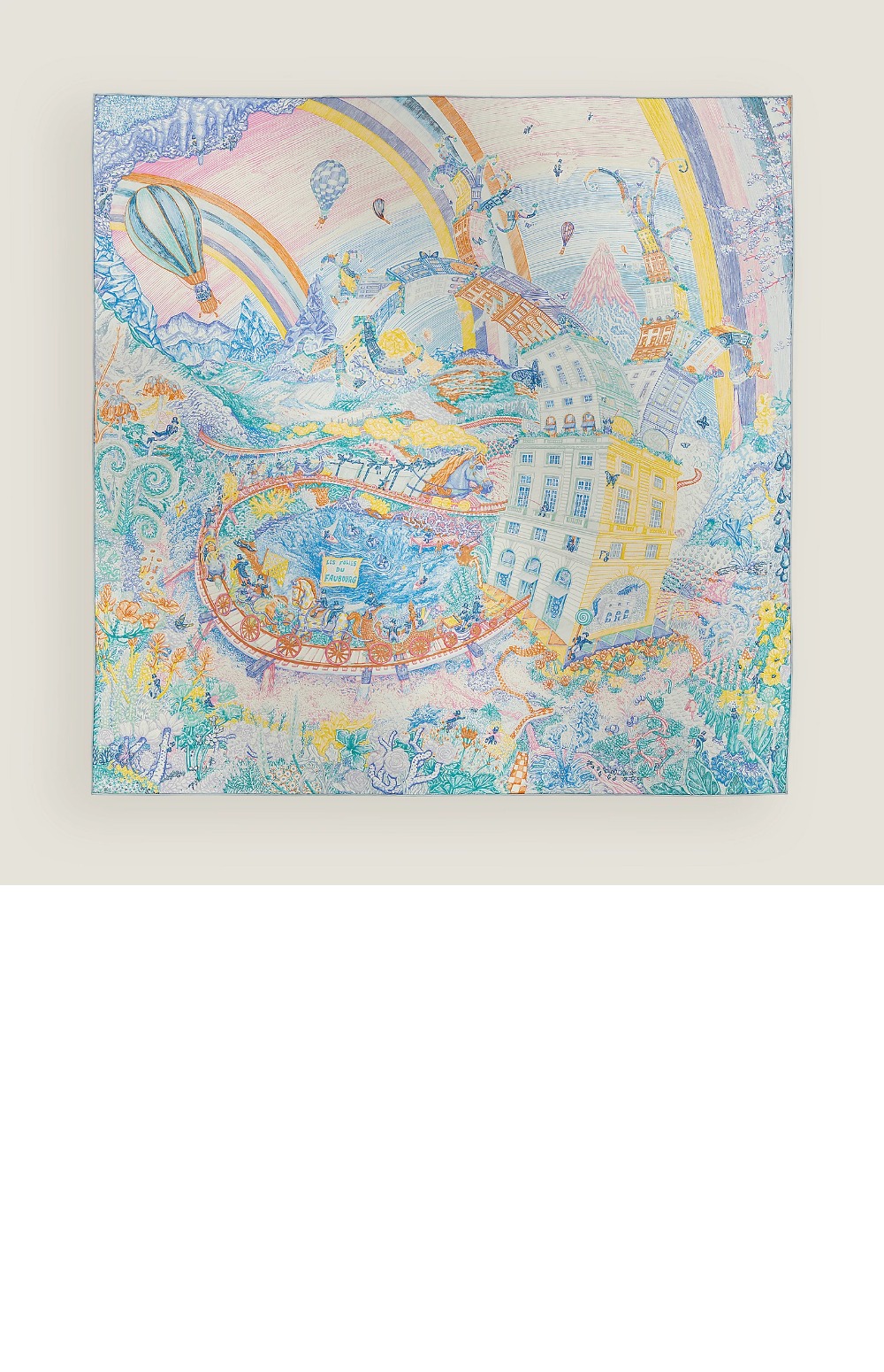 미러급레플리카사이트 | 명품레플리카 전문 쇼핑몰  | 퍼스트원 - Les Folies du Faubourg 스카프 90 > 에르메스