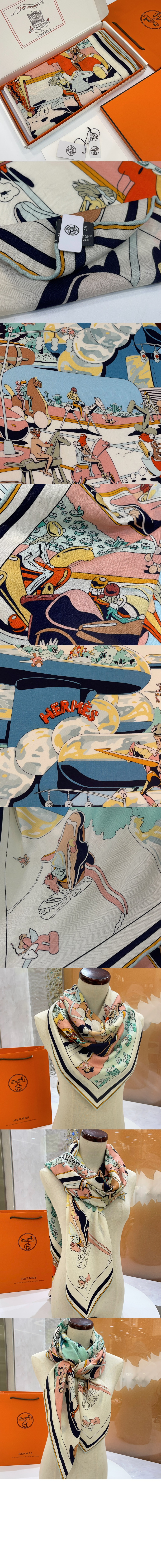 미러급레플리카사이트 | 명품레플리카 전문 쇼핑몰  | 퍼스트원 - Les Roues de Phaeton Bandana 숄140 > 에르메스