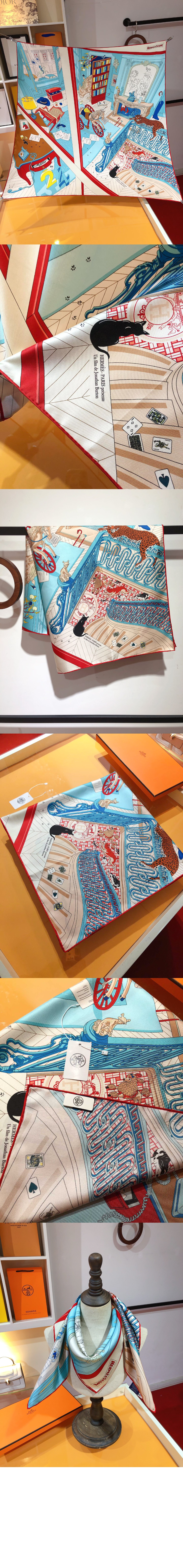 미러급레플리카사이트 | 명품레플리카 전문 쇼핑몰  | 퍼스트원 - Mystere au 24 스카프 90 > 에르메스