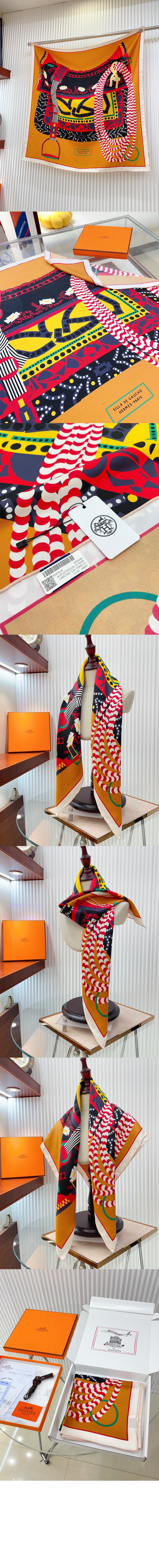 미러급레플리카사이트 | 명품레플리카 전문 쇼핑몰  | 퍼스트원 - Silla de Gaucho 스카프 90 > 에르메스