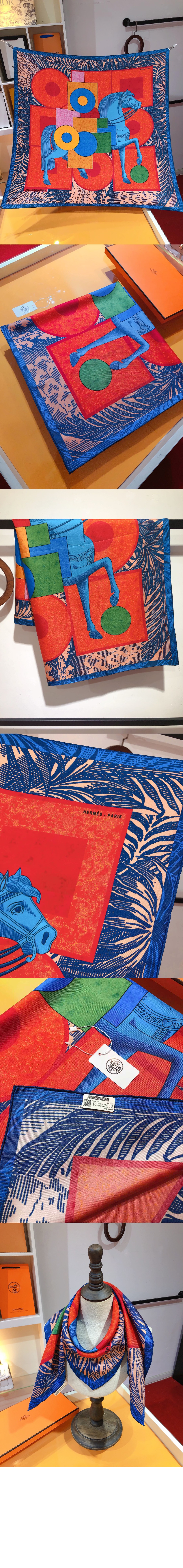 미러급레플리카사이트 | 명품레플리카 전문 쇼핑몰  | 퍼스트원 - Cavalier en Formes 스카프 90 > 에르메스