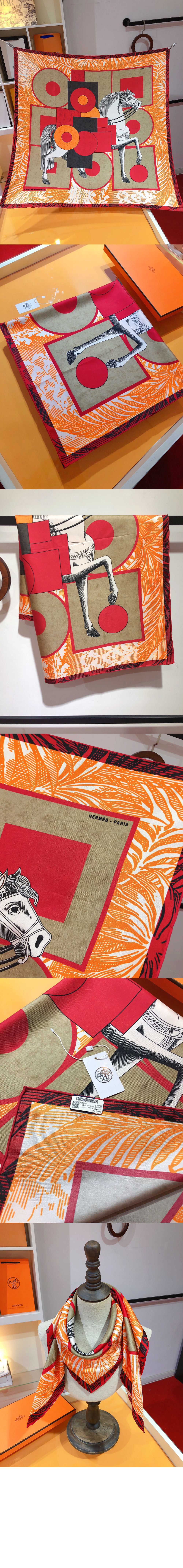 미러급레플리카사이트 | 명품레플리카 전문 쇼핑몰  | 퍼스트원 - Cavalier en Formes 스카프 90 > 에르메스