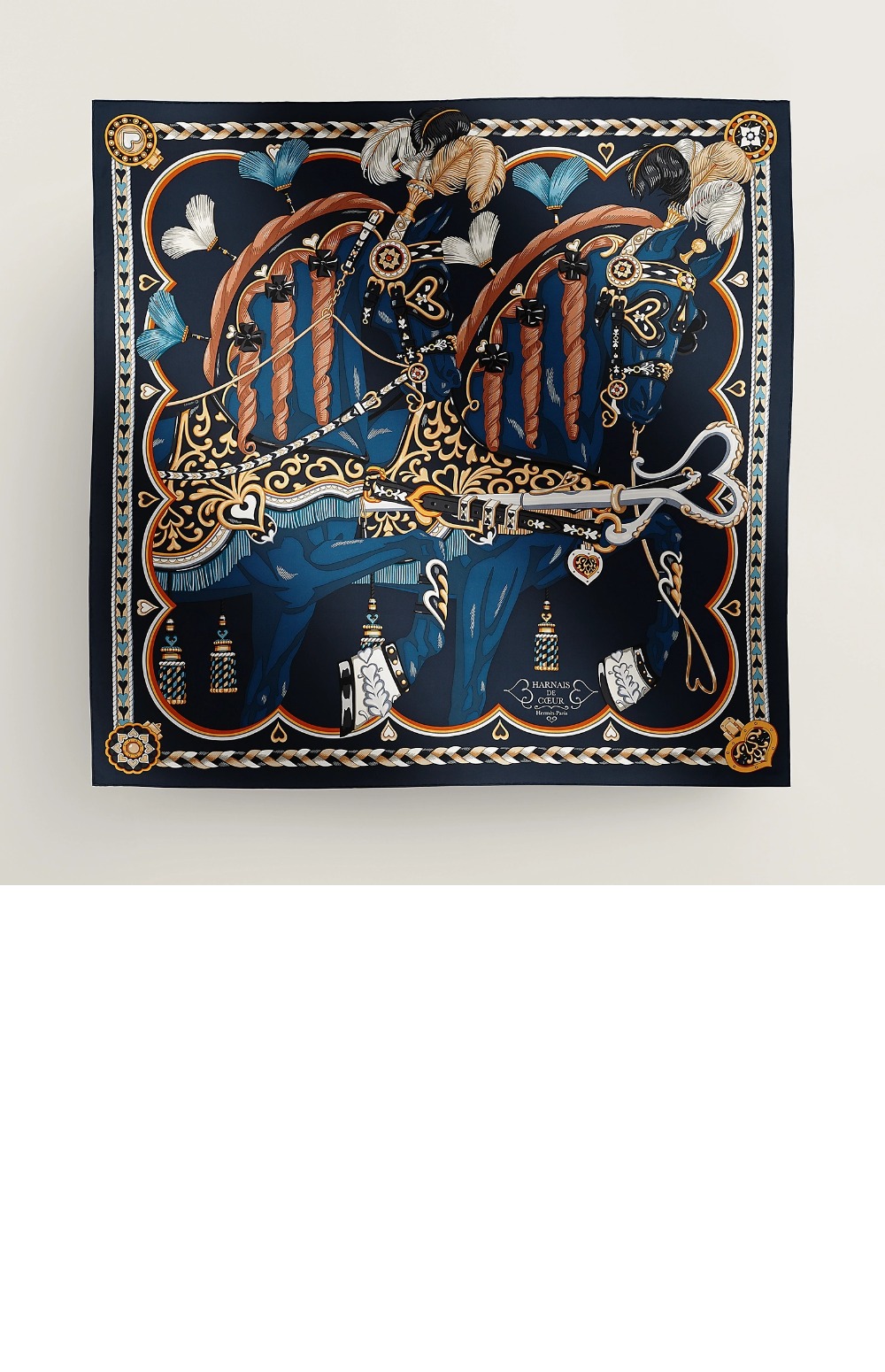 미러급레플리카사이트 | 명품레플리카 전문 쇼핑몰  | 퍼스트원 - Harnais de Coeur 스카프 90 > 에르메스