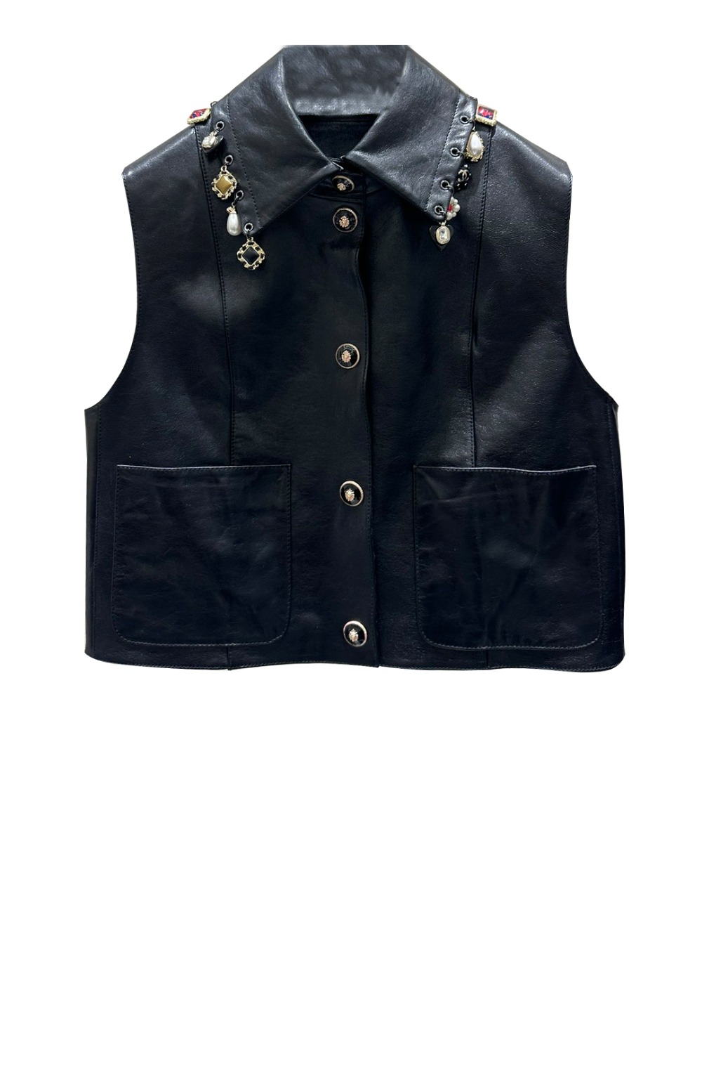 미러급레플리카사이트 | 명품레플리카 전문 쇼핑몰  | 퍼스트원 - 로고 쇼트 코트 > 샤넬