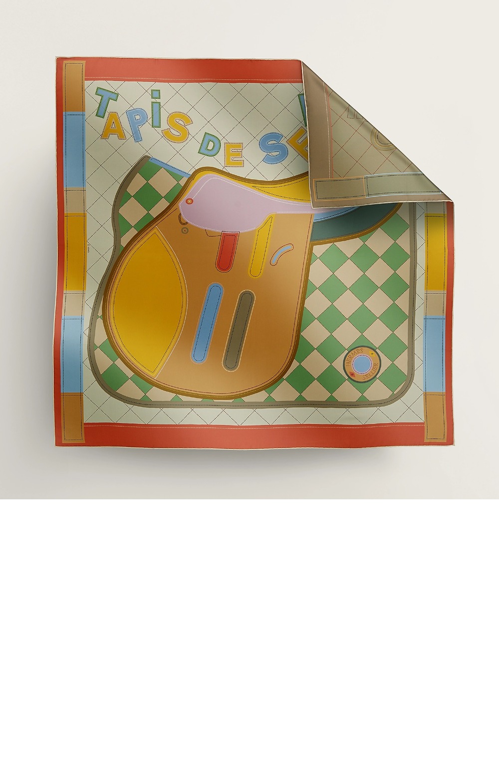 미러급레플리카사이트 | 명품레플리카 전문 쇼핑몰  | 퍼스트원 - Tapis de Selle 더블 페이스 스카프 90 > 에르메스