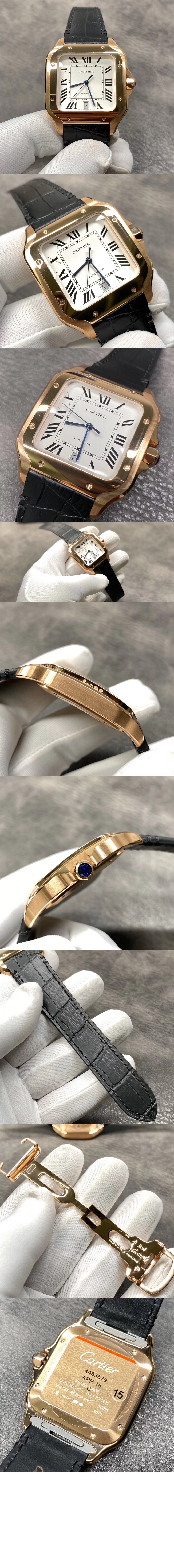 미러급레플리카사이트 | 명품레플리카 전문 쇼핑몰  | 퍼스트원 - 산토스 드 까르띠에 워치 39.8 WGSA0011 > 까르띠에