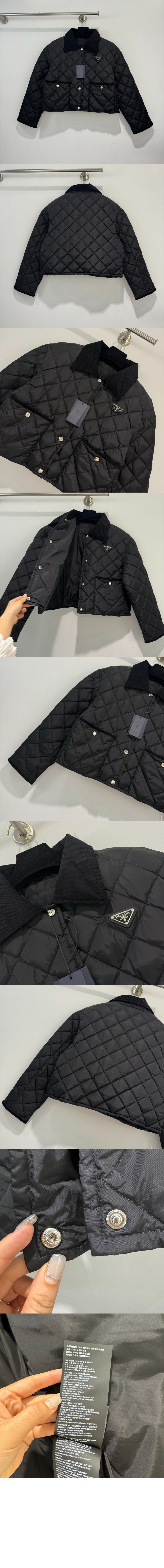 미러급레플리카사이트 | 명품레플리카 전문 쇼핑몰  | 퍼스트원 - 로고 쇼트 코트 > 프라다