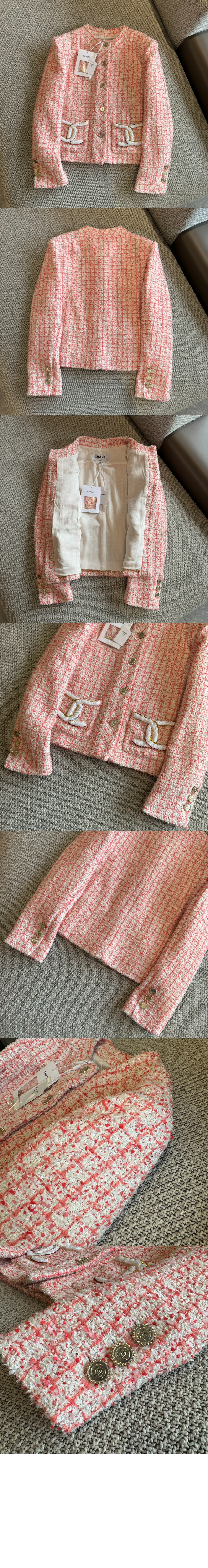 미러급레플리카사이트 | 명품레플리카 전문 쇼핑몰  | 퍼스트원 - 로고 쇼트 코트 > 샤넬