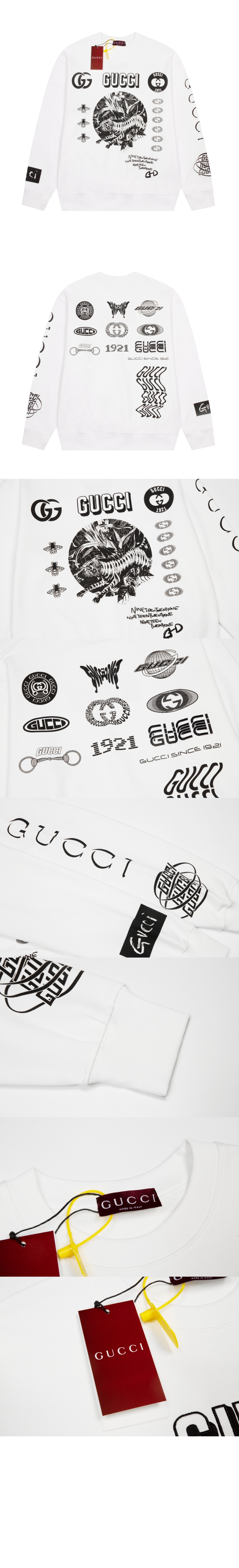 미러급레플리카사이트 | 명품레플리카 전문 쇼핑몰  | 퍼스트원 - 로고 엠브로더리드 맨투맨 > 구찌