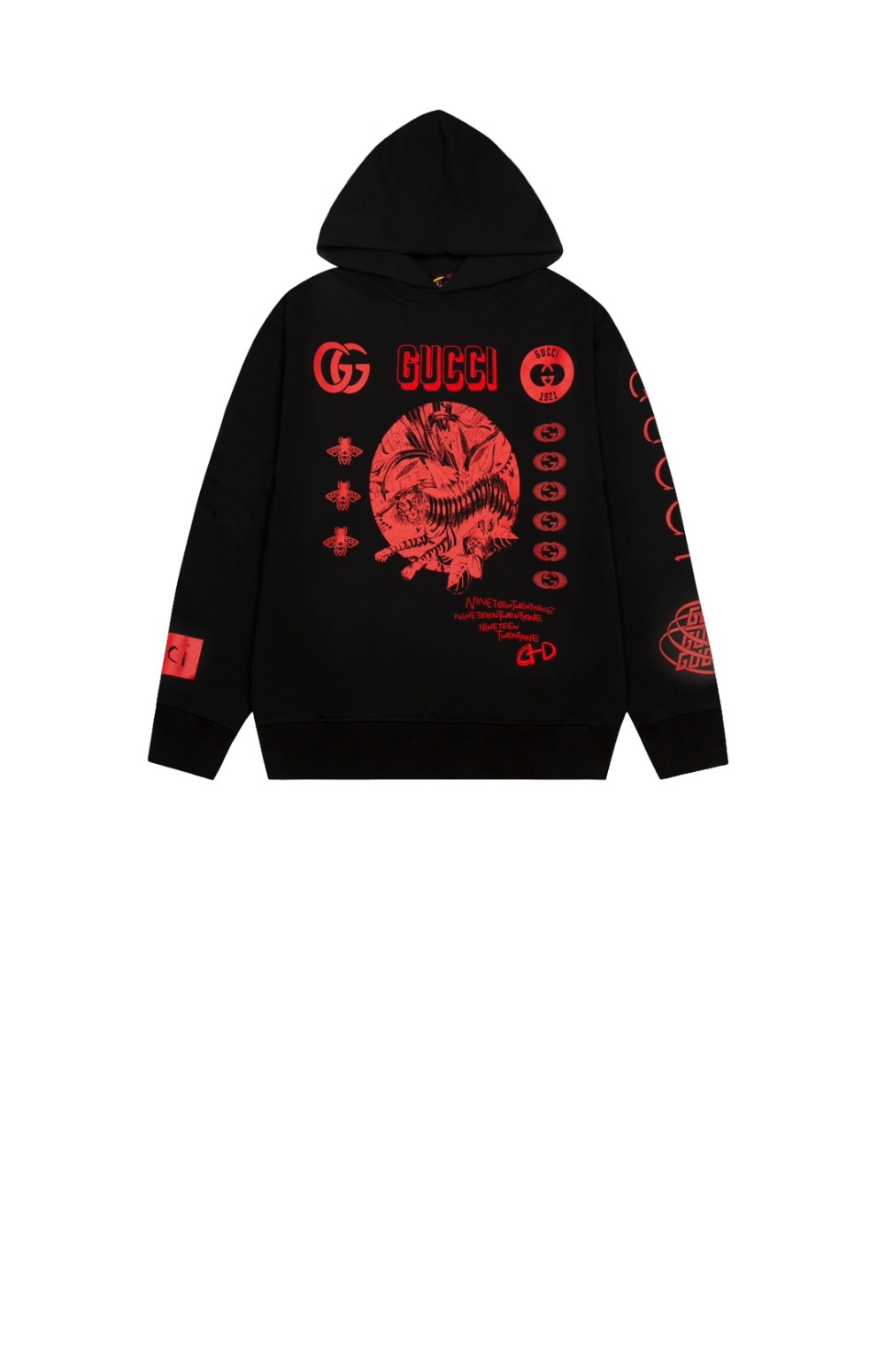 미러급레플리카사이트 | 명품레플리카 전문 쇼핑몰  | 퍼스트원 - 코튼 저지 후드 스웨트셔츠 > 구찌