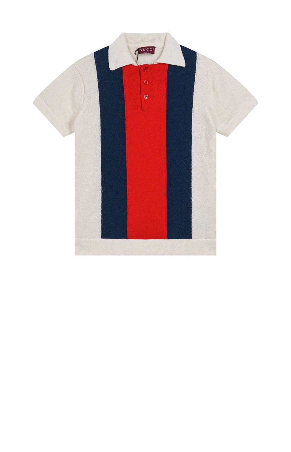 미러급레플리카사이트 | 명품레플리카 전문 쇼핑몰  | 퍼스트원 - 코튼 블렌드 테리 니트 폴로 셔츠 > 구찌