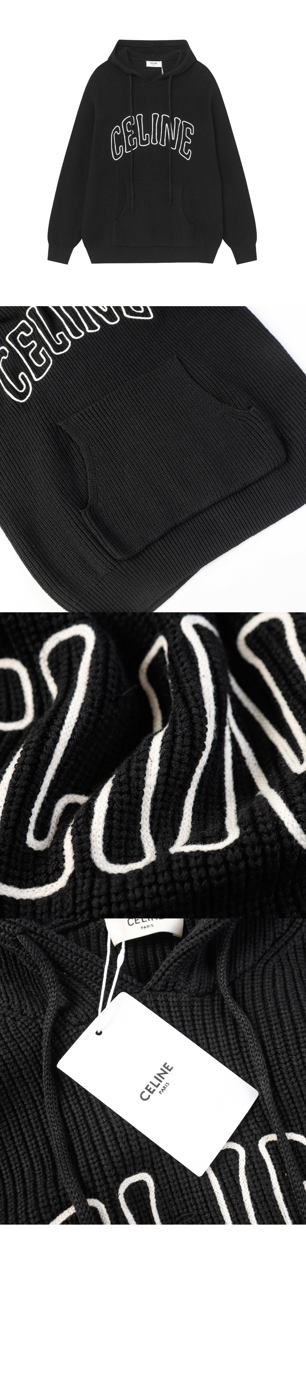 미러급레플리카사이트 | 명품레플리카 전문 쇼핑몰  | 퍼스트원 - 후드 스웨터 리브드 울 > 셀린느