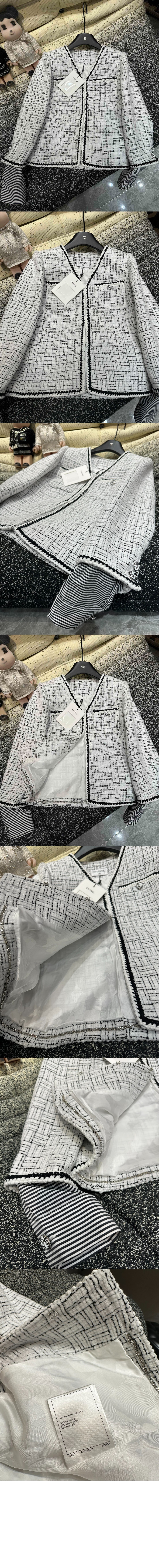 미러급레플리카사이트 | 명품레플리카 전문 쇼핑몰  | 퍼스트원 - 로고 쇼트 코트 > 샤넬