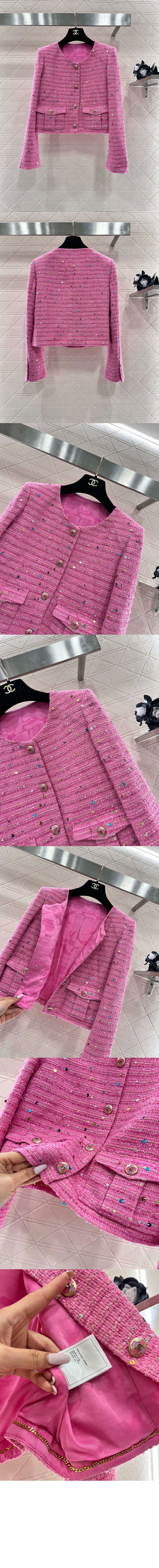 미러급레플리카사이트 | 명품레플리카 전문 쇼핑몰  | 퍼스트원 - 로고 쇼트 코트 > 샤넬