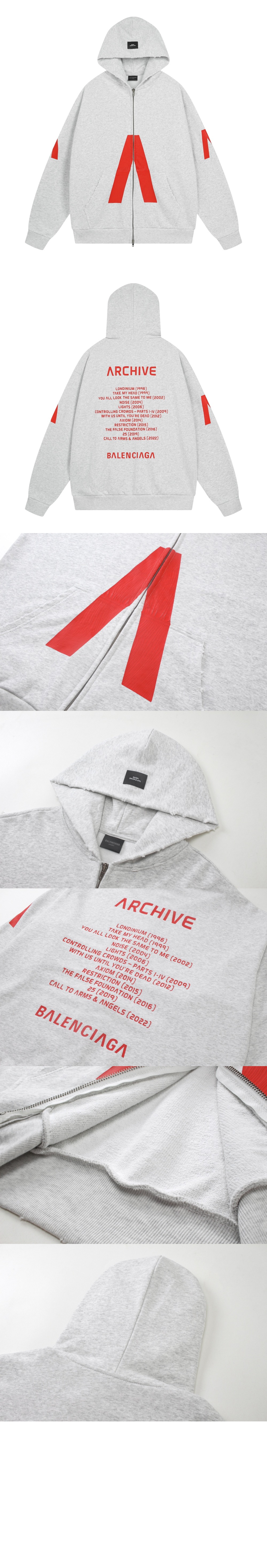 미러급레플리카사이트 | 명품레플리카 전문 쇼핑몰  | 퍼스트원 - 뮤직 후드 집업 > 발렌시아가