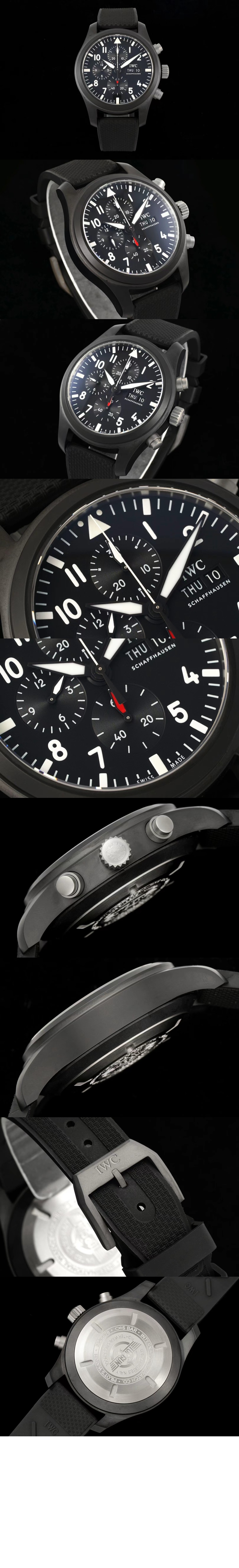 미러급레플리카사이트 | 명품레플리카 전문 쇼핑몰  | 퍼스트원 - 파일럿 워치 크로노그래프 탑건 44.5 IW389101 > 아 IWC