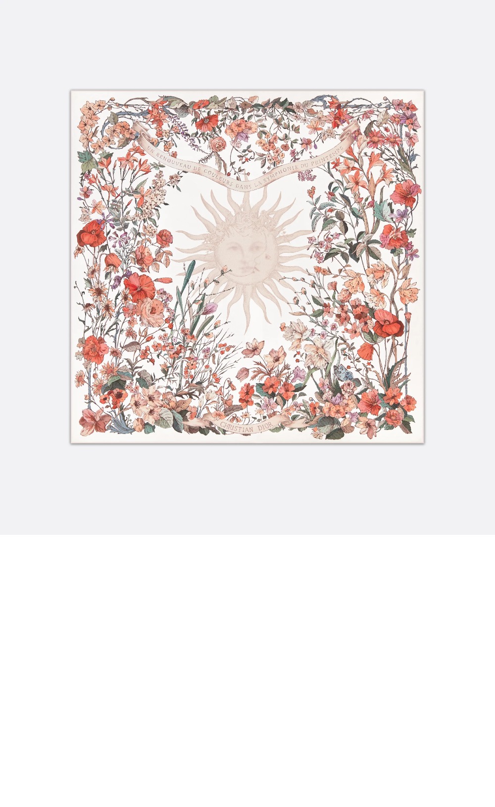 미러급레플리카사이트 | 명품레플리카 전문 쇼핑몰  | 퍼스트원 - Saisons Printemps Soleil 90 스퀘어 스카프 42STA > 디올