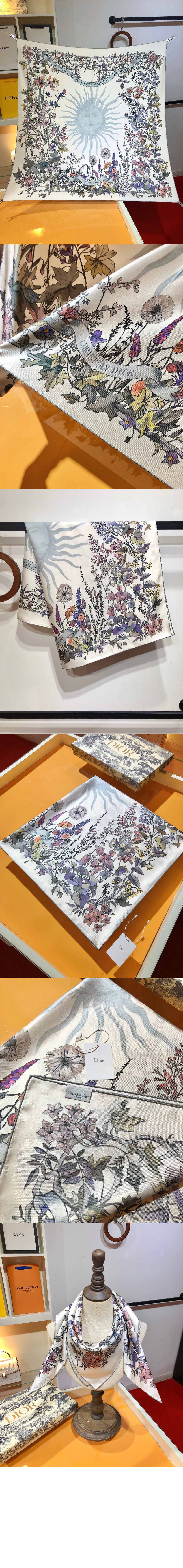 미러급레플리카사이트 | 명품레플리카 전문 쇼핑몰  | 퍼스트원 - Saisons Printemps Soleil 90 스퀘어 스카프 42STA > 디올