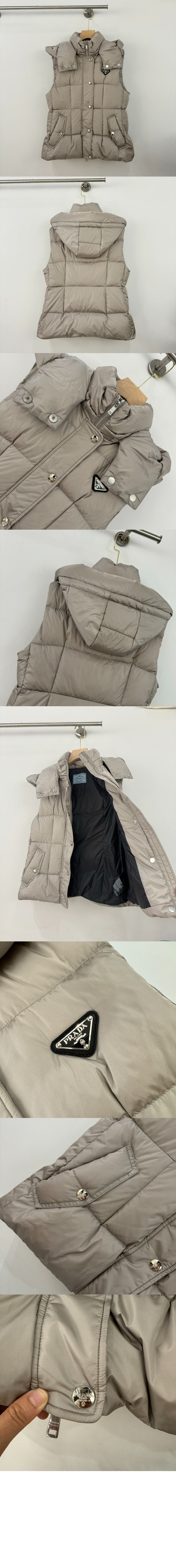 미러급레플리카사이트 | 명품레플리카 전문 쇼핑몰  | 퍼스트원 - 로고 쇼트 코트 > 프라다