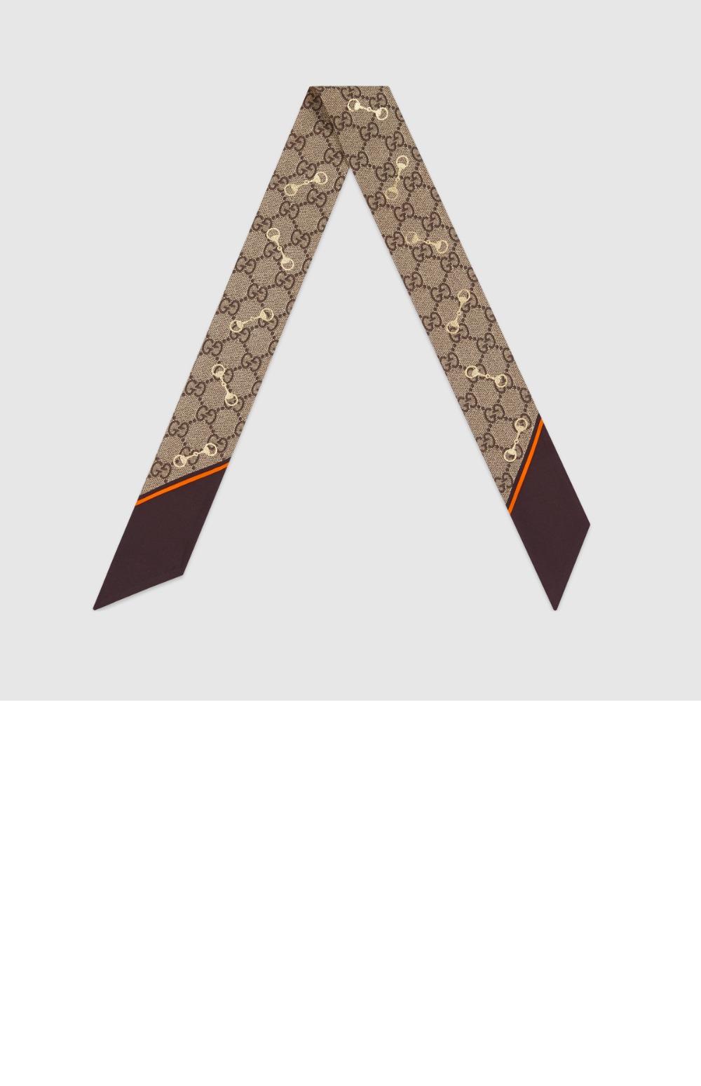 미러급레플리카사이트 | 명품레플리카 전문 쇼핑몰  | 퍼스트원 - GG 프린트 홀스빗 실크 넥 보우 6637193 > 구찌