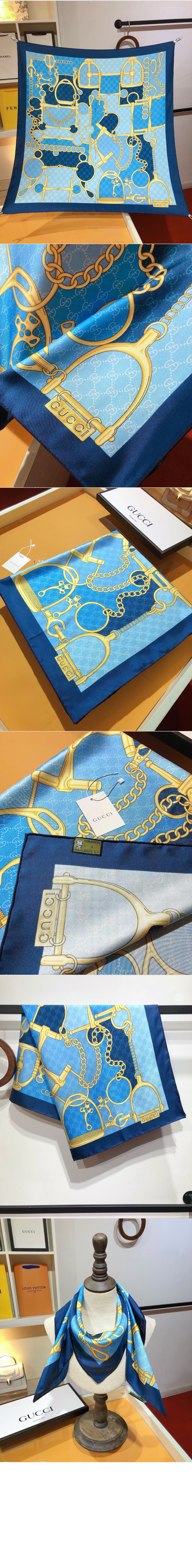 미러급레플리카사이트 | 명품레플리카 전문 쇼핑몰  | 퍼스트원 - GG 홀스빗 실크 스카프 764655 > 구찌