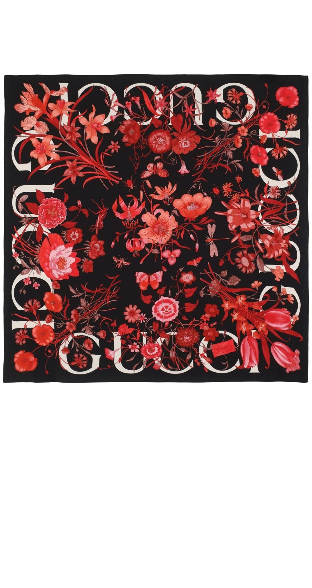 미러급레플리카사이트 | 명품레플리카 전문 쇼핑몰  | 퍼스트원 - 플로라 프린트 실크 까레 > 구찌