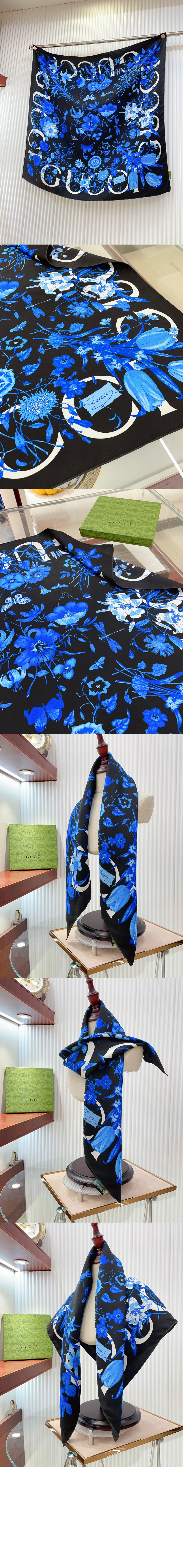 미러급레플리카사이트 | 명품레플리카 전문 쇼핑몰  | 퍼스트원 - 플로라 프린트 실크 까레 > 구찌